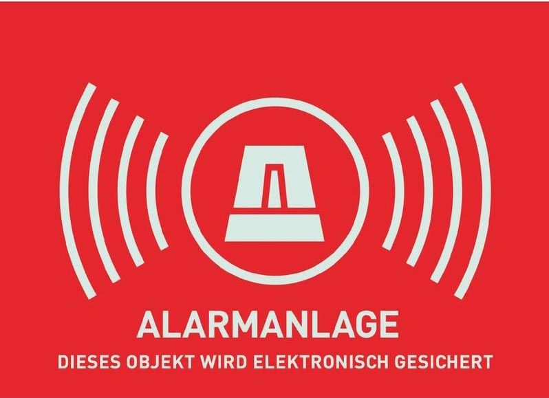 Schnelle Maßnahmen für kleines Geld: Sticker, Attrappe etc. - Alarmanlagen  Ratgeber mit Do-it-yourself-Tipps zur Planung, Kauf und Installation